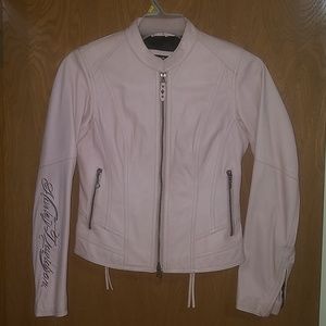 Pink Harley-Davidson Leather Jacket